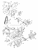 Collector And Discharge Diagram and Parts List for 55382 800000001-899999999 - 1988 Lawn Boy Snow Blower